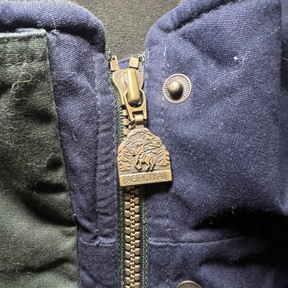 Pacific Trail By London Fog - Size L - Mens Vintage Blue Jacket - Picture 5 of 16